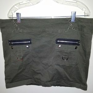 OD Green Goth Skirt Size:18 By Tripp NYC